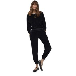 Suzie Kondi Patmos Pocket Pants in Black Terry